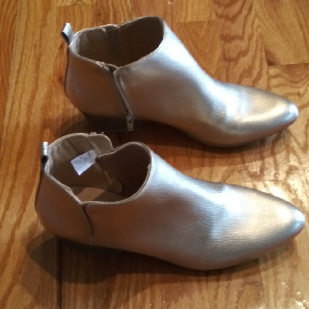 Gold Booties